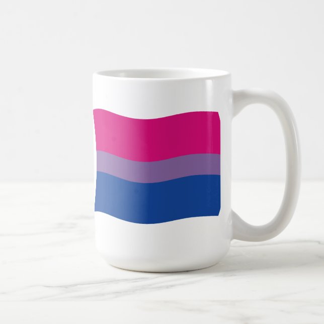 Café Taza de la Bandera del Orgullo Bisexual (Derecha)