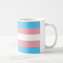 Café Taza de la bandera del orgullo del transexual