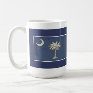 Café Taza de la bandera del Palmetto del SC