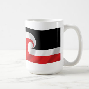Café Taza de la Bandera del Pueblo Maorí