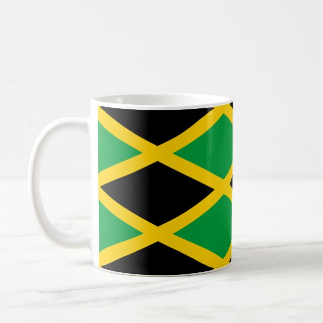 Café Taza de la "bandera jamaicana" de Paul McGehee (Izquierda)