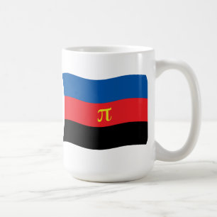 Café Taza de la bandera poliamorosa