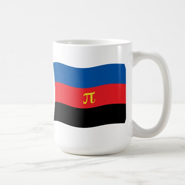 Café Taza de la bandera poliamorosa (Derecha)