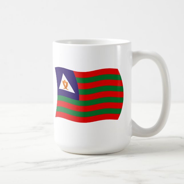 Café Taza de la Bandera Tribal Bubi (Derecha)