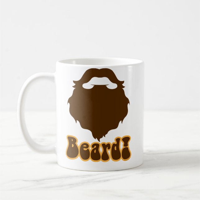 Café Taza de la barba (Izquierda)