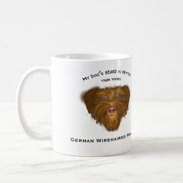 Café Taza de la barba de mi perro (Izquierda)