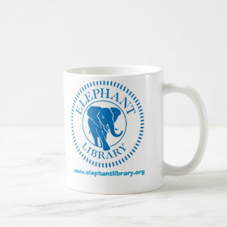 Café Taza de la biblioteca del elefante