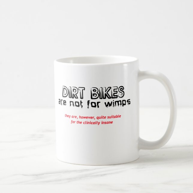 Café Taza de la bici de la suciedad del motocrós - (Derecha)