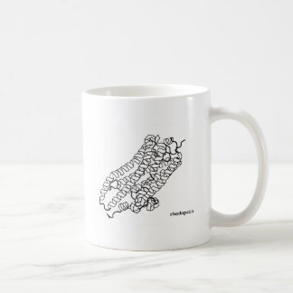 Café Taza de la bioquímica de la estructura de la