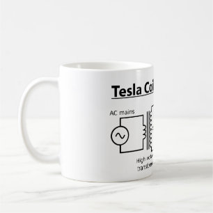 Café Taza de la bobina de Tesla