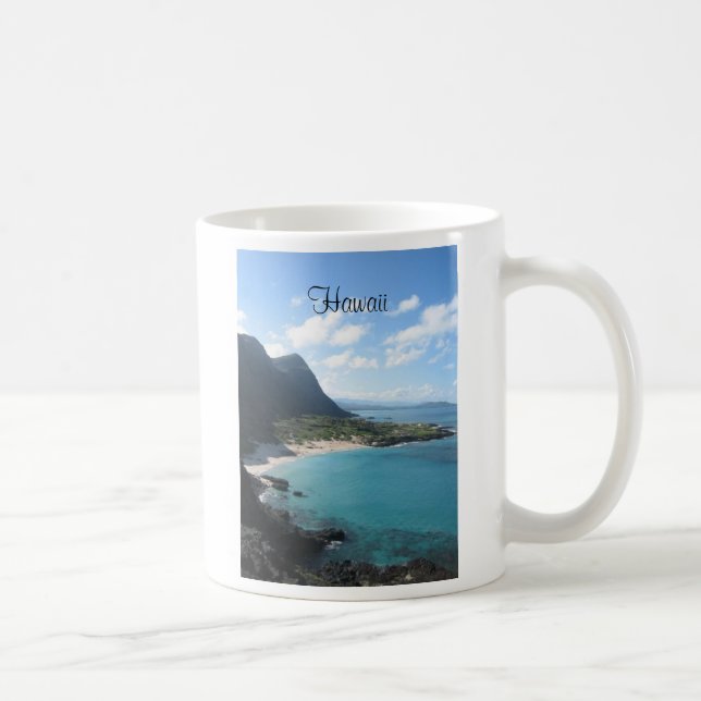 Café Taza de la boda de Hawaii (Derecha)
