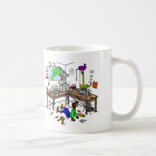 Café Taza de la Cabaña de Cerveza Loca Afroamericana de
