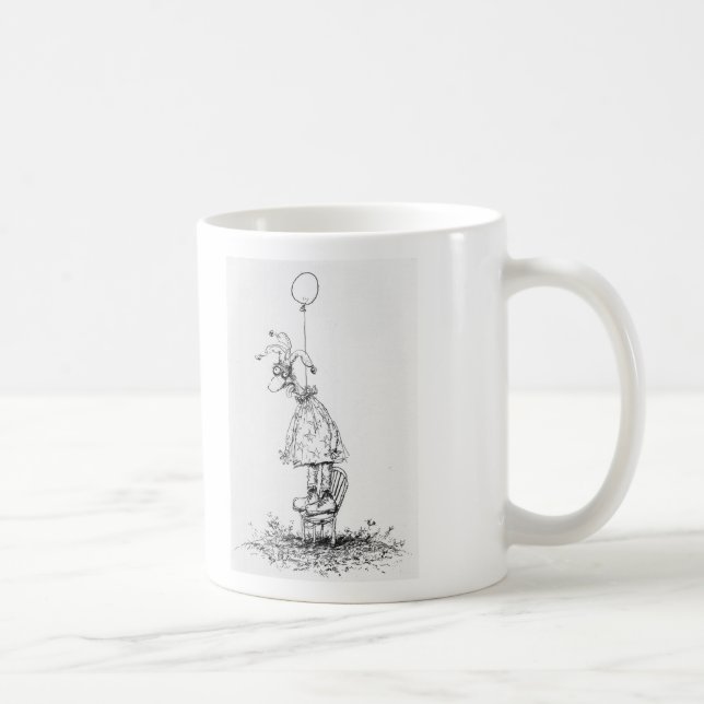 Café Taza de la cabeza de alfiler (Derecha)