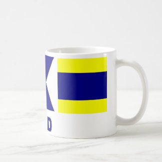 Café Taza de la caja de la bandera de señal (papá)