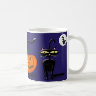 Café Taza de la calabaza de Halloween