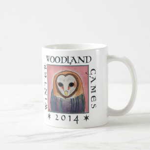 Café taza de la capucha del búho