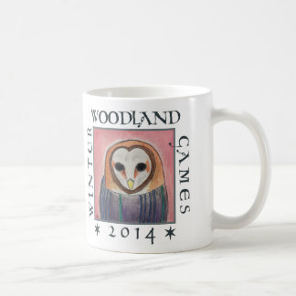 Café taza de la capucha del búho