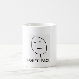 CAFÉ TAZA DE LA CARA DE PÓKER