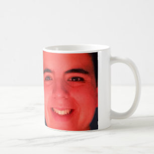 Café taza de la cara del tomate