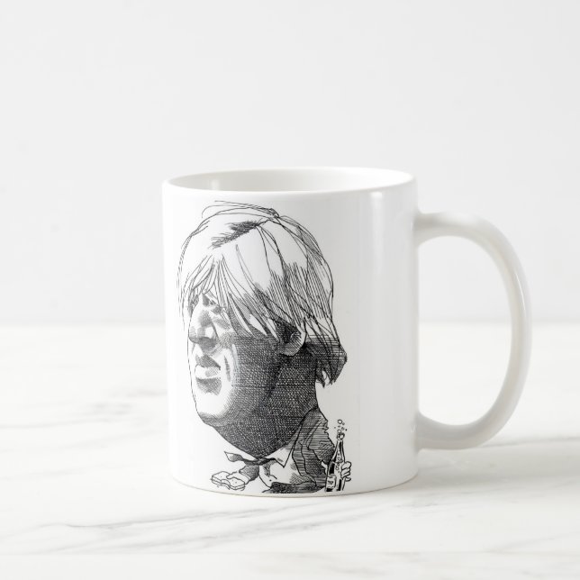 Café Taza de la caricatura de Boris Johnson (Derecha)