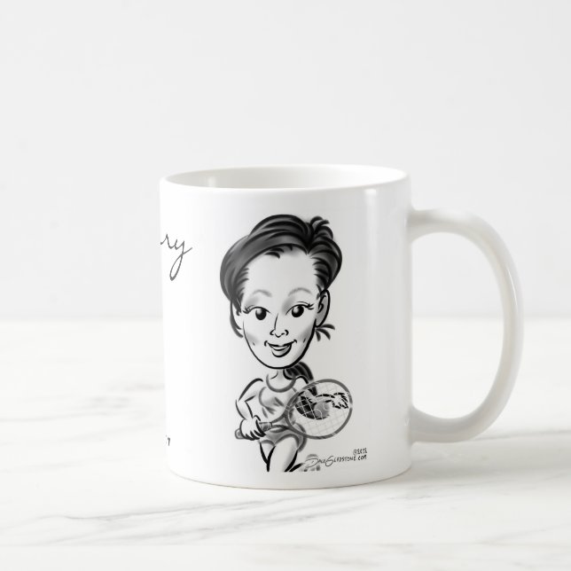 Café Taza de la caricatura de la cereza (Derecha)
