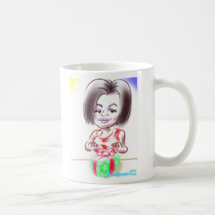 Café Taza de la caricatura de Lyn
