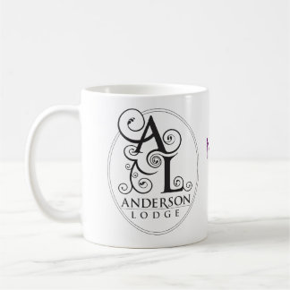 Café Taza de la casa de campo de Anderson - púrpura