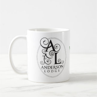 Café Taza de la casa de campo de Anderson - verde