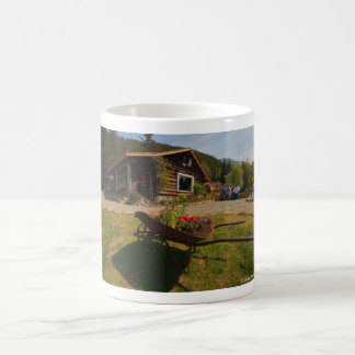 Café Taza de la casa de campo del glaciar de Taku