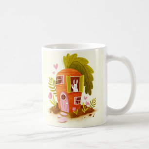 Café Taza de la Casa de Conejo de Zanahoria Caprichosa 
