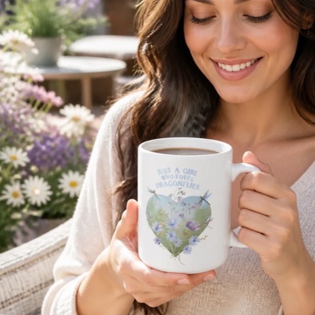 Café Taza de la chica que ama las libélulas (Subido por el creador)