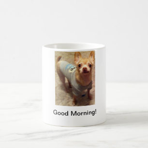 Café Taza de la chihuahua de la buena mañana
