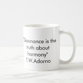 Café Taza de la cita de Adorno