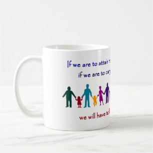 Café Taza de la cita de Gandhi