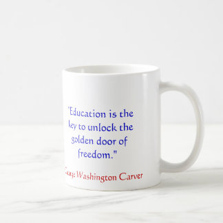 Café Taza de la cita de George Washington Carver
