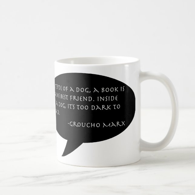 Café Taza de la cita de Groucho Marx (Derecha)