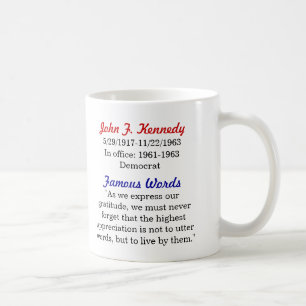 Café Taza de la cita de John F. Kennedy