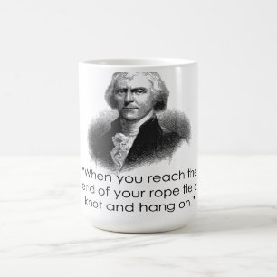 Café Taza de la cita de la cuerda de Thomas Jefferson