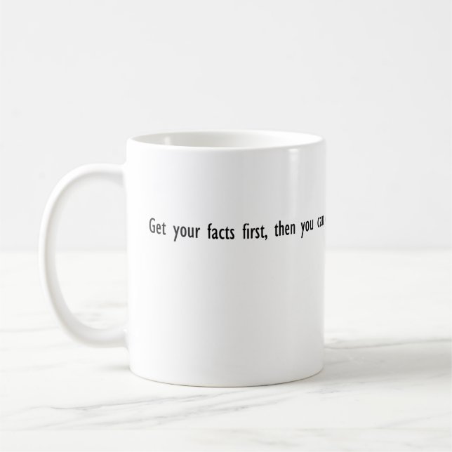 Café Taza de la cita de Mark Twain (Izquierda)