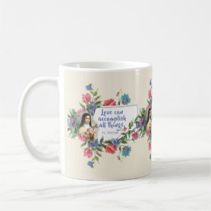 Café Taza de la cita del amor del St. Teresa