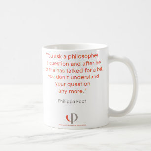 Café Taza de la cita del pie de Philippa