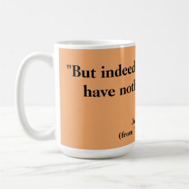 Café Taza de la cita del té - Jane Austen
