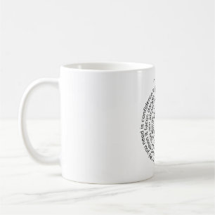 Café Taza de la cita del valor de la onza del mago