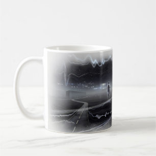 Café Taza de la ciudad nocturna de sonido surreal oscur
