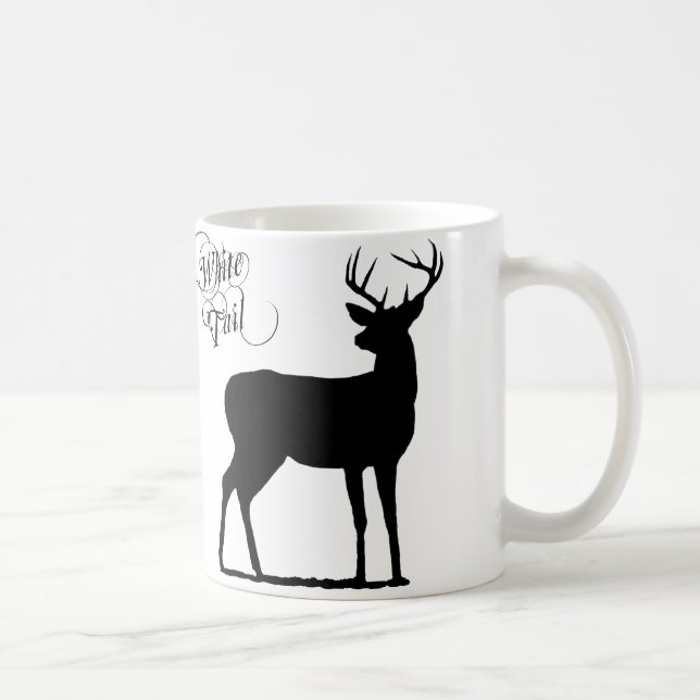 Café taza de la cola blanca (Derecha)