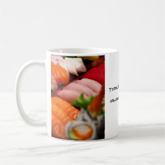 Café Taza de la colección del sushi de Japón