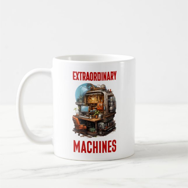Café Taza de la colección EXTRAORDINARY MACHINES 08 (Izquierda)