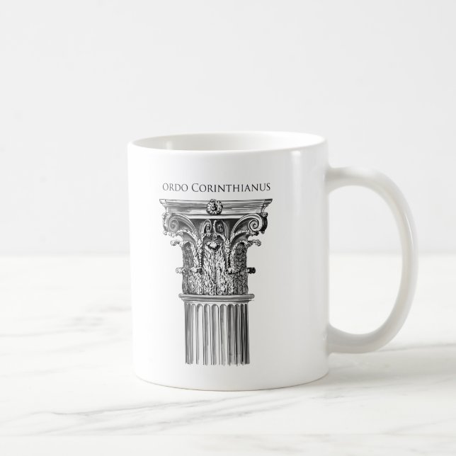 Café Taza de la columna de la pedido de Corinthian (Derecha)