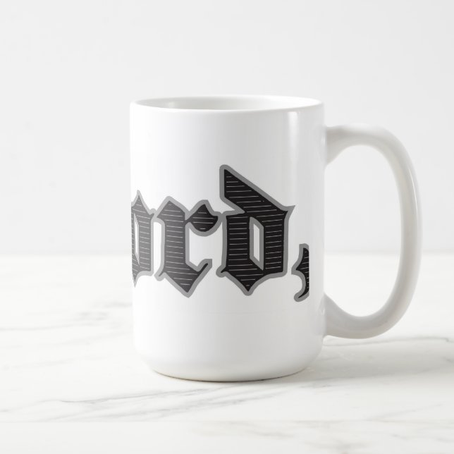 Café Taza de la coma de Oxford (Derecha)