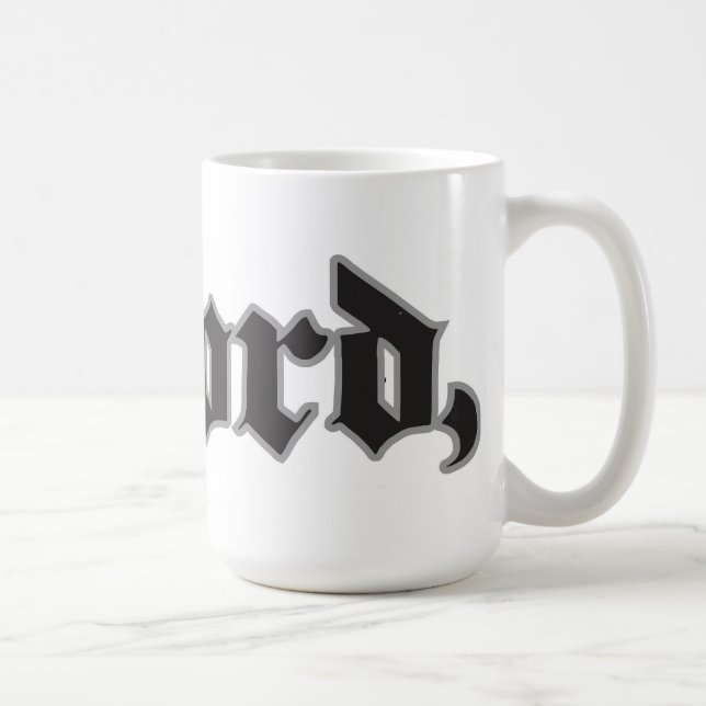 Café Taza de la coma de Oxford (Derecha)